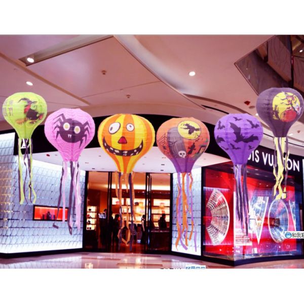 Quality Halloween Hot Air Balloon with Paper Lantern wholesale