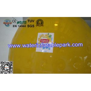 Full Color Children Inflatable Water Ball For Swimming Pool , Water Running Ball