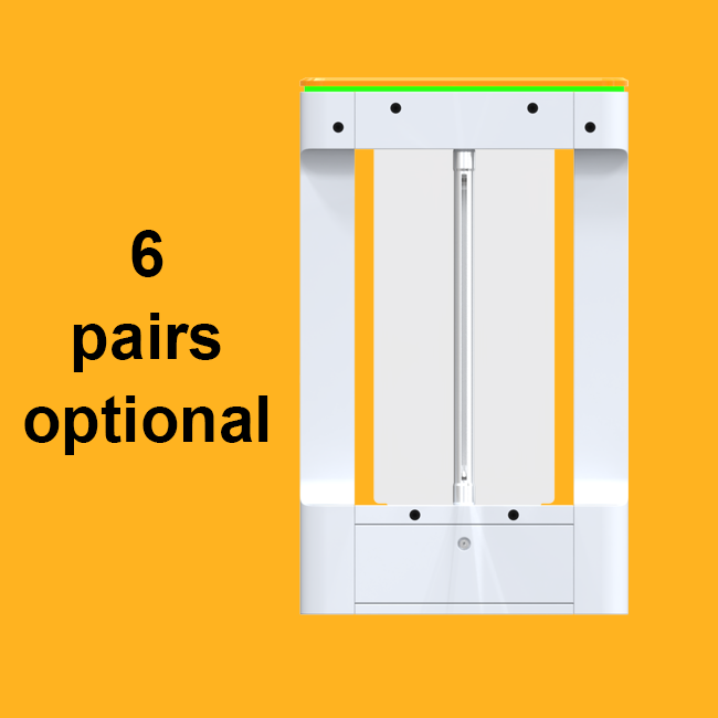 Cost-Effective Space-Saving Swing Gate Turnstile Clear Passage Sign Industrial