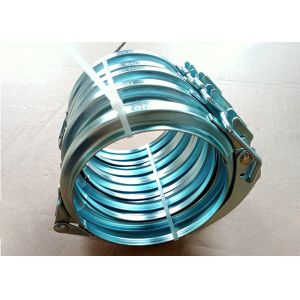 160mm Quick Release Gal Pipe Clamp Collar Without Rubber Sealing Ring / Pipe