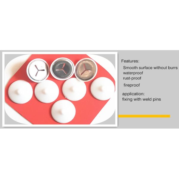 304 Stainless Steel/Carbon Steel Insulation Dome Cap Washer For HAVC System