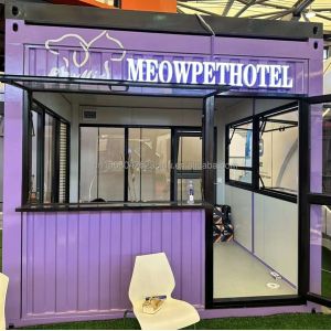 Steel Shed Container Store Prefabricated Building Frame Steel Structure for 20ft