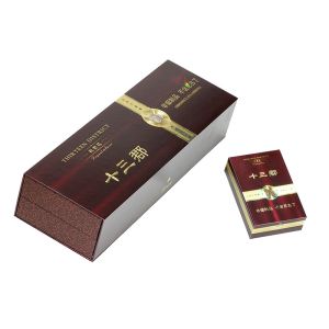 Cheap Packaging Craft Paper Custom Cigarette Paper Box Magnet Close for sale