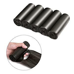 black trash bags for home