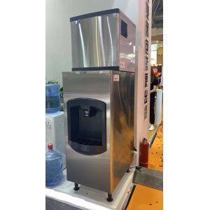 Hotel Stainless Steel Ice Maker With Self-service Dispensing Ice Cubes