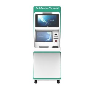 Hospital Payment Kiosk Dual Screen Patient Self Check Kiosk QR Code