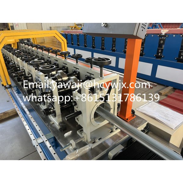 Ceiling KNAUF- Profile Roll Forming Machine With PLC Control Gear Transmission