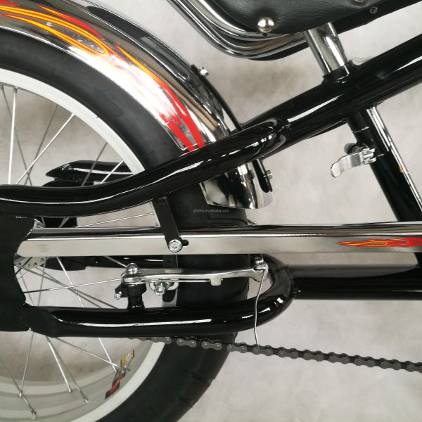 25.0 KG Gross Weight 24"-20" Single Speed OEM/ODM Chopper Bike for Big Adults Made