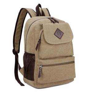 High Quality Custom Design Canvas Backpack Custom Cheap School BackPack
