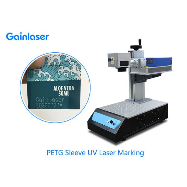 Portable Laser Printing Machine 3W UV Laser for Textile , Plastic , Paper ,