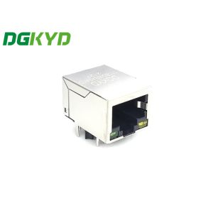 RJ45 8P8C Single Network Port Female Socket Connectors 8Pin PCB Mount