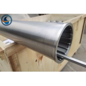 SS304 OD80MM Pure Round 100Micron Wedge Wire Screen For Mechanical Equipment