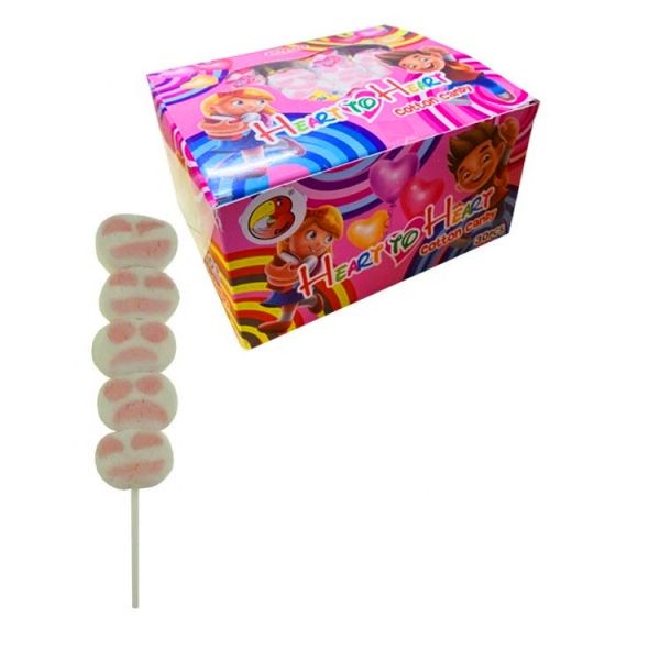 Quality Smile Face Shape Small Colored Marshmallows Cotton Candy 12 G 30 Pieces wholesale