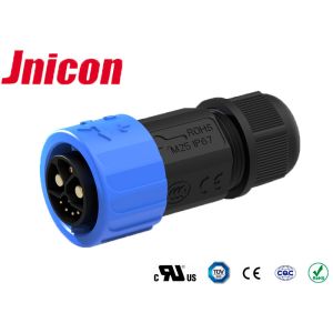 Cheap Impact Resistance Waterproof Male Female Connector M23 Push Lock 2/1 Pin Grouding Data for sale