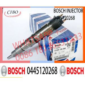 Cheap 0445120268 / 0445120080 fuel injector is applicable to new products of Doosan Daewoo dx260lc-9c excavator for sale