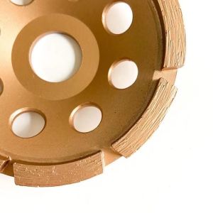 7inch 180mm General Purpose Dry Single Row Diamond Cup Wheel For Concrete