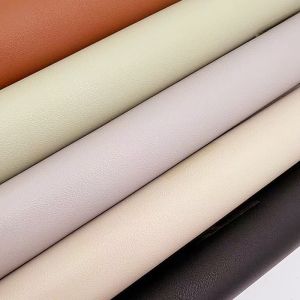 1.8mm Thickness 54/55" Width 40 Colors PVC Leather for Bags with Suede Backing