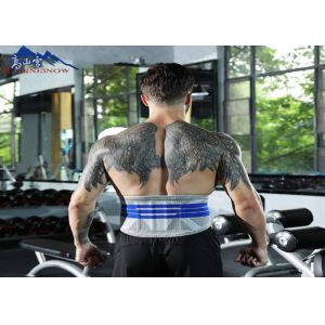 Elastic Flat Knitting 3d Weaving Fabric Waist Black Back Brace Support Neoprene