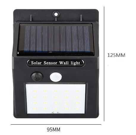 80 Lm Motion Sensor LED Stair Outdoor Wall Light with 8 Leds