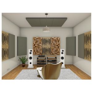 China HIFI Studio Room Timber Perforated Acoustic Wall Panels Sound Absorption Board on sale