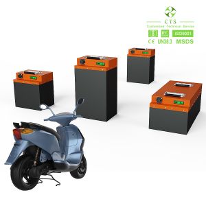 E Scooter Battery Pack with 72V 60V and Various Capacity Options for Different