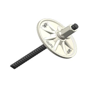 Slope Stabilization 490kN 30mm GFRP Solid Bolt With GFRP Nuts / Plates