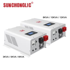 Pure Sine Wave 10kw Hybrid Inverter Low Frequency Eco Friendly Seamless Power