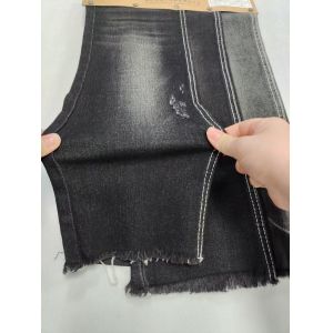 180CM Full Width 3/1Right Twill Dark Indigo Stretch Denim Fabric 11.5oz For