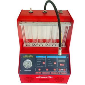 China Ultrasonic Fuel Injector Cleaning Machine 230W 60*60*42cm CE New Arrival on sale