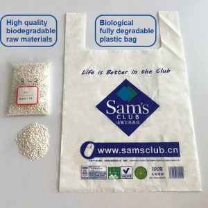 Cheap Customizable Compostable Mailing Bag Matte PLA Compostable Bags Eco Friendly With Flexiloop Handle for sale