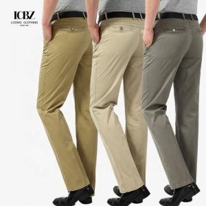 China Cargo Pants for Men 2022 Spring and Summer Thin High Waist Straight Dad Dress Pant on sale