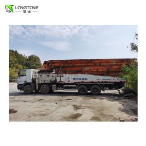 China Germany Make Putzmeister 56m Used Concrete Pump Truck With Benz Chassis on sale