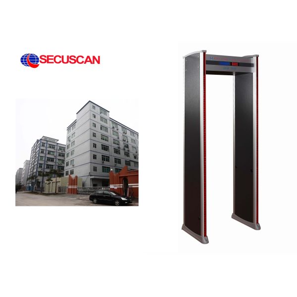 Body Scanner Walk Through Metal Detector Door With 6 Zones Detection for school,