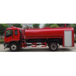 China 240HP 6 Wheeled Fire Truck With Water Tank 10T Multifunctional on sale