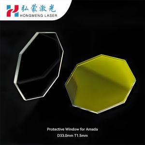 Raysoar New D19*1.0 D33*1.5 D45*3mm Octagonal Fiber Laser Protective Window