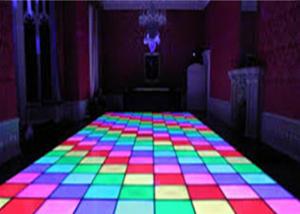 Cheap SMD3538 sound active dj led disco dance floor , warm white beam led disco floor panels for sale