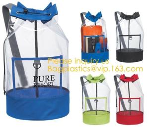 Cheap Biodegradable Eco-Friendly Backpack Duffel Laundry Bag Sport Polyester String Backpack Drawstring Backpack Pvc Bag, Sack for sale