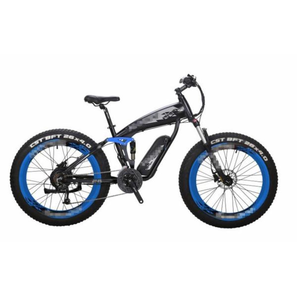 350w 26 Inch Fat Tire Ebike External Downtube Lithium Battery 48v Cysm Electric Bike