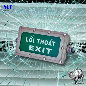 Durable LED Explosion Proof Emergency Light Evacuation Exit Sign For Workplace