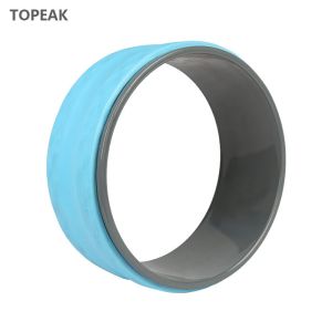 China 33cm Yoga Roller Wheel For Back Pain Backbends Thick Cushion on sale