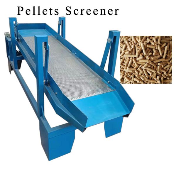 Quality 3000-5000KG/H Vibrating Screen Machine Wood Pellet Screener 2.2kw wholesale