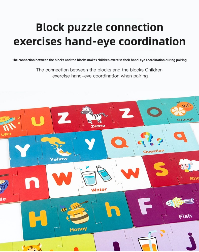 Educational Toy Intelligence Letters/traffic Cognition Puzzle Wooden Numbers Matching Puzzle