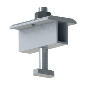 Cheap AL 6005 T5 Roof &amp; Ground Solar Panel Clamps for PV Mounting Structures for sale