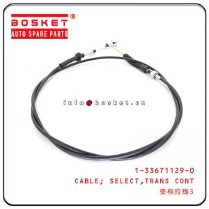 China 1-33671129-0 1336711290 Transmission Control Select Cable For ISUZU FSR33 MBJ6T on sale