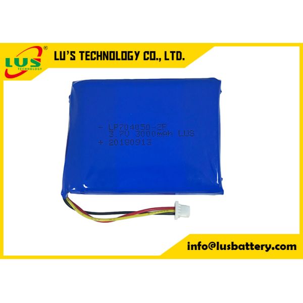 3.7v 1600mah 704050 lipo battery rechargeable lithium polymer battery pack LP70450-2P 3000mah