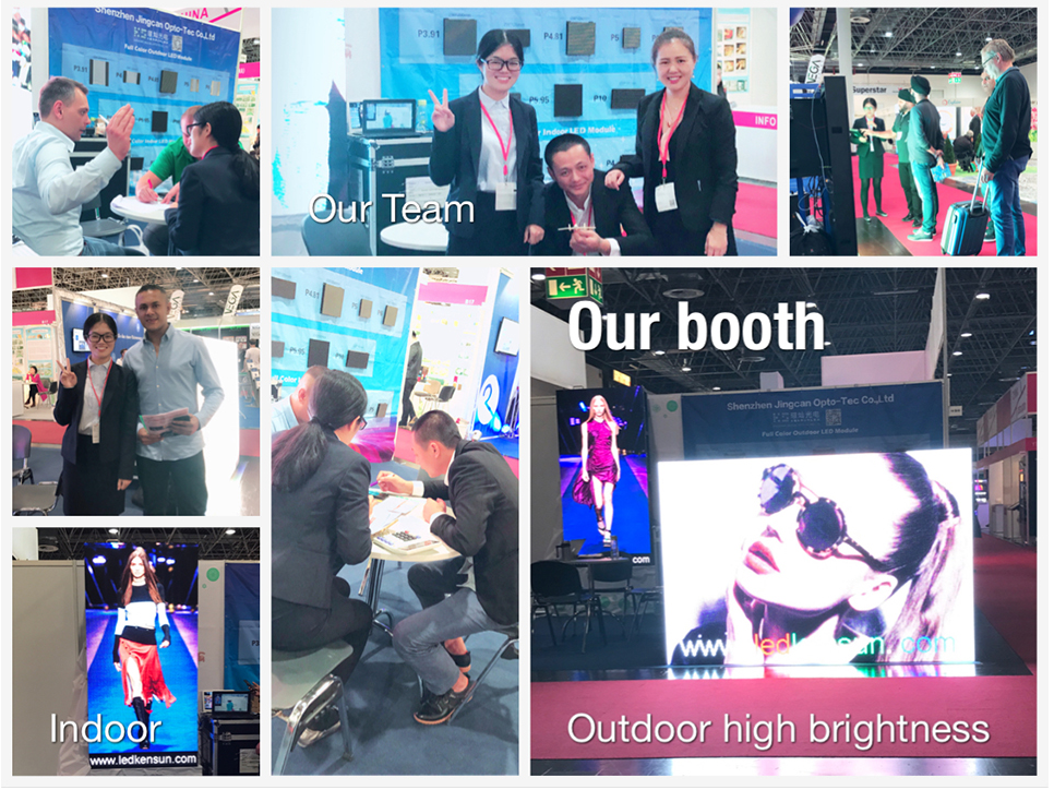 Seven Color P8 Single Color LED Display DIY P8 256mm*128mm , Full Color LED Display Module