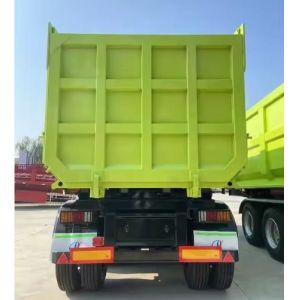 Cheap 3 Axles 40-80 Tons Heavy Duty Hydraulic Dump Dumper Cargo Utility Tipper Semi Trailer for sale