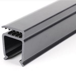PVC Plastic Co-Extruded Profile Soft and Hard Extruded U-Shaped Plastic Profile