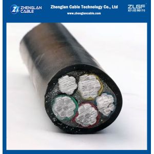 Aluminum Core Pvc Insulated Pvc Sheathed LV Power Cable 1kv 4x50+1x25mm2