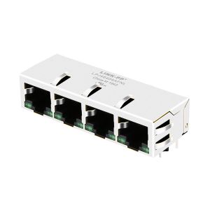 4x10/100Mbps PulseJack JX80-0022NL / LPJ46404AFNL Green LED Rj45 Connectors